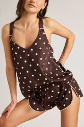 Supreme Tank in Espresso Dot