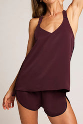 Supreme Tank in Garnet