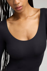 Base Ballet Bodysuit in Black