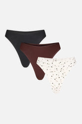 Cloud Cotton Thong in Pip (Pack)