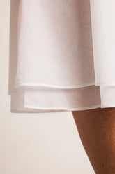 Island Swing Dress in White