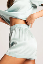 Eclipse Washable Silk Boxer in Mist