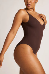Base Cami Bodysuit in Espresso