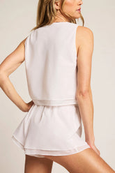 Island Play Short in White