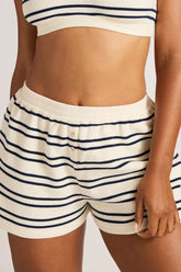 Waffle Knit Short in Sailor