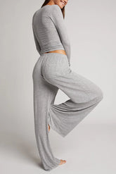 Whipped Track Pant in Heather Grey