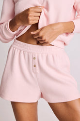 Waffle Knit Short in Shell