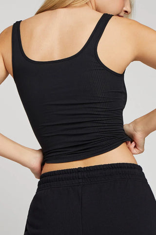 Whipped Cropped A-Top in Black