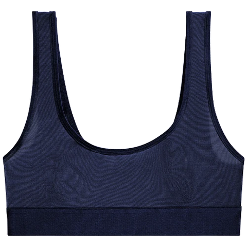 Sieve Bra Top in Navy