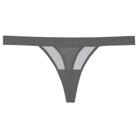 Sieve Thong in Graphite