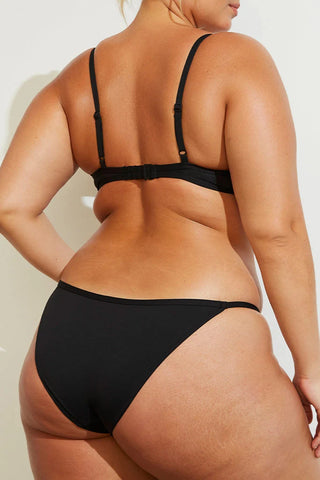 Swim String Bikini in Black