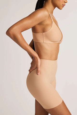 Base Front Close Bra in Buff