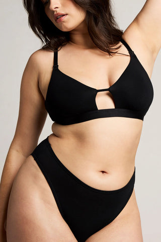 Cloud Cotton Nursing Bra in Black