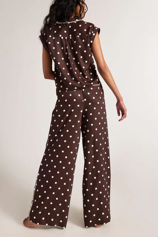 Supreme Track Pant in Espresso Dot