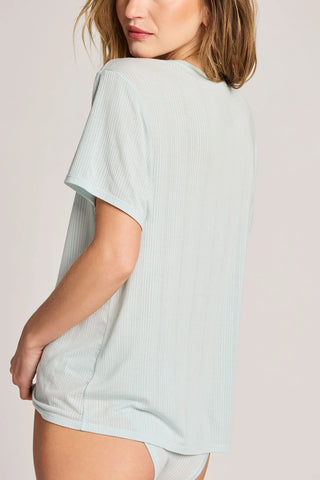 Whipped Boyfriend Tee in Mist