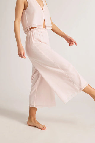 Island Cropped Pant in Shell