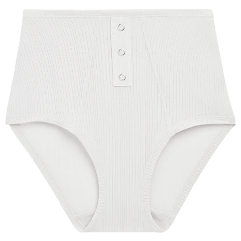 Whipped High Rise in White