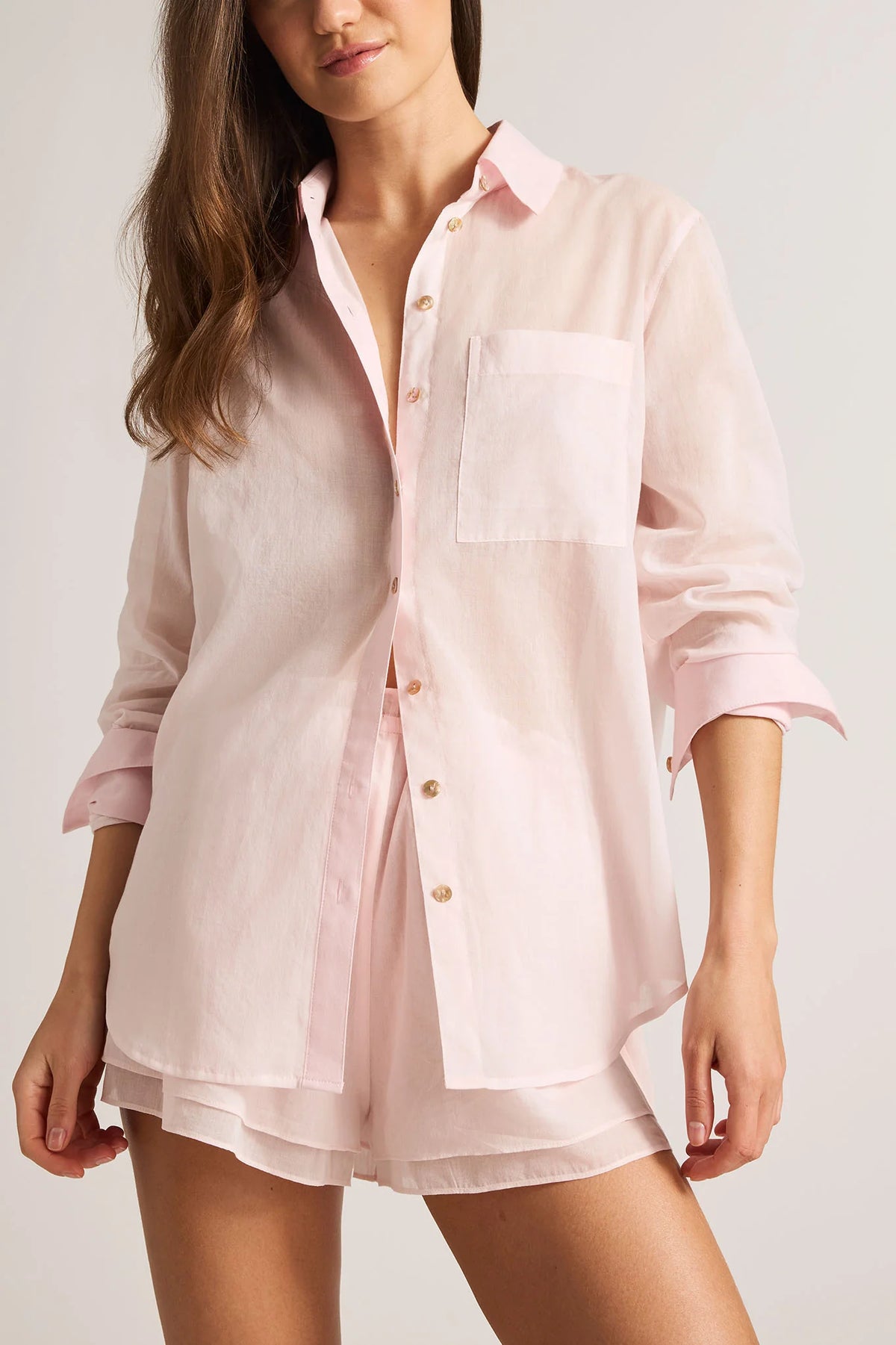 Island Shirt in Shell