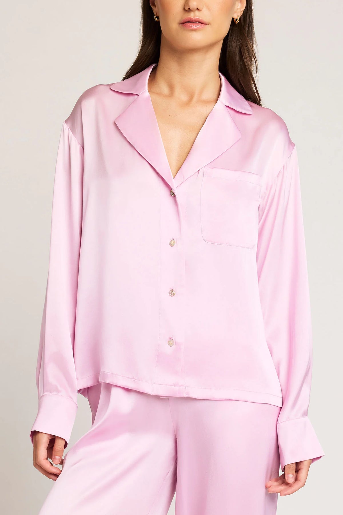 Eclipse Washable Silk Shirt in Babe