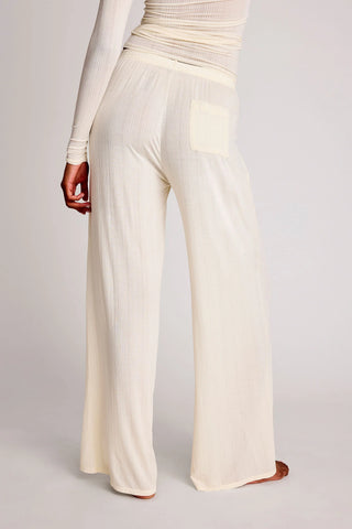 Whipped Track Pant in Cream