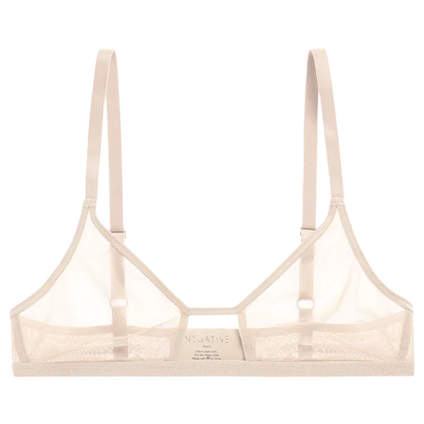 Sieve Cutout Bra in Peach