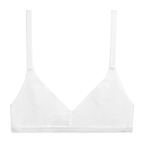 Whipped Non-Wire Bra in White