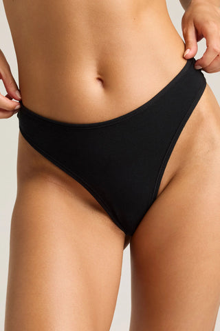 Cloud Cotton French Cut Brief in Black Cherry (Pack)