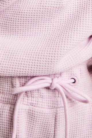 Waffle Knit Jogger in Lilac