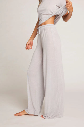 Fino Featherweight Cashmere Track Pant in Heather Grey