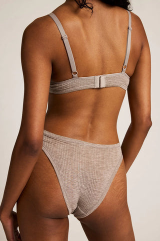 Whipped French Cut Brief in Mink