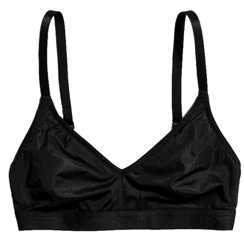 Silky Non-Wire Bra in Black