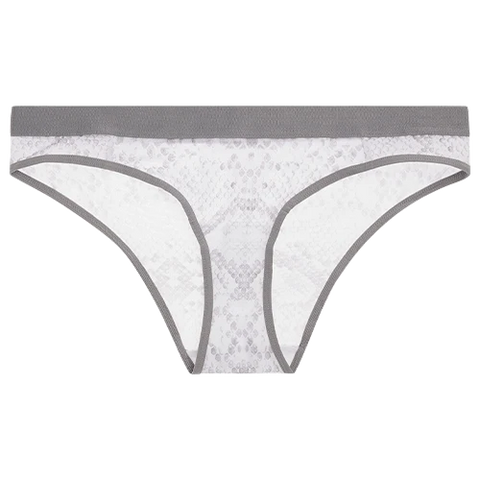 Sieve Brief in White Boa