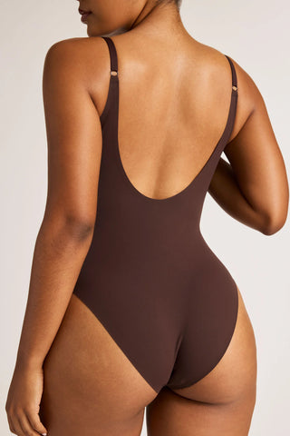 Base Cami Bodysuit in Espresso