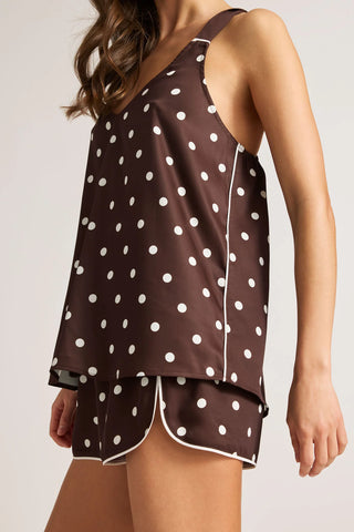 Supreme Tank in Espresso Dot