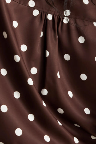 Supreme Short Sleeve Shirt in Espresso Dot