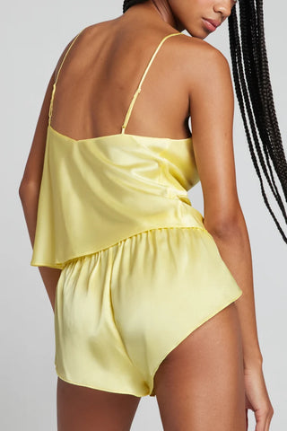Eclipse Washable Silk Mini Short in Sunshine