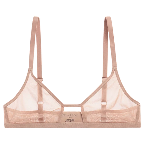 Sieve Cutout Bra in Buff