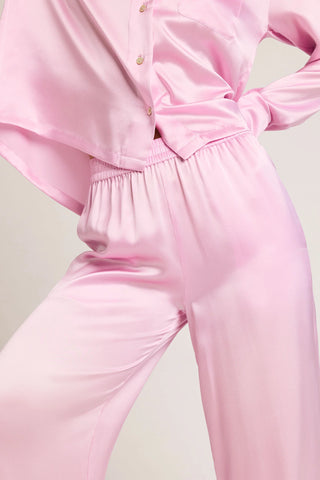Eclipse Washable Silk Track Pant in Babe