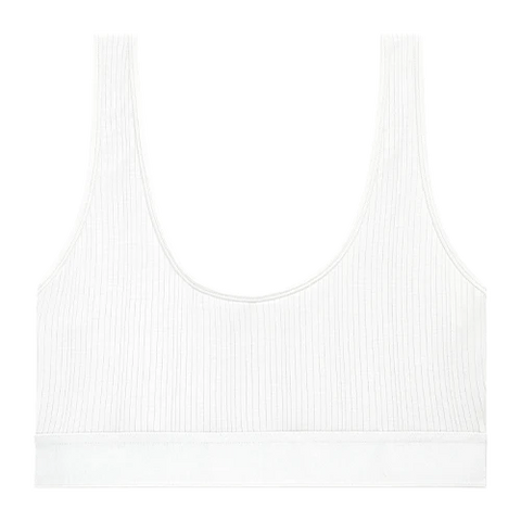 Whipped Bra Top in White