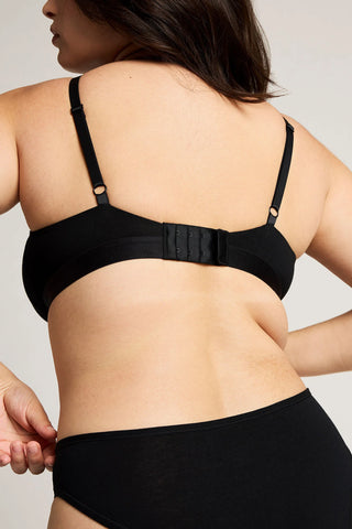 Cloud Cotton Nursing Bra in Black