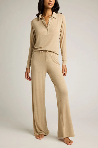 Fino Featherweight Cashmere Track Pant in Dune