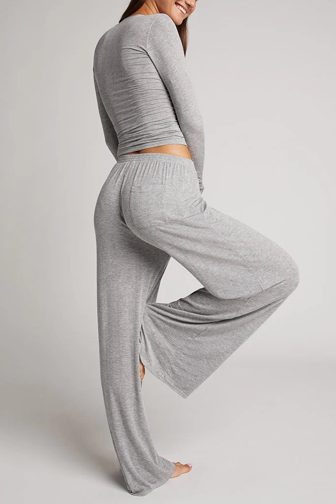 Whipped Track Pant in Heather Grey