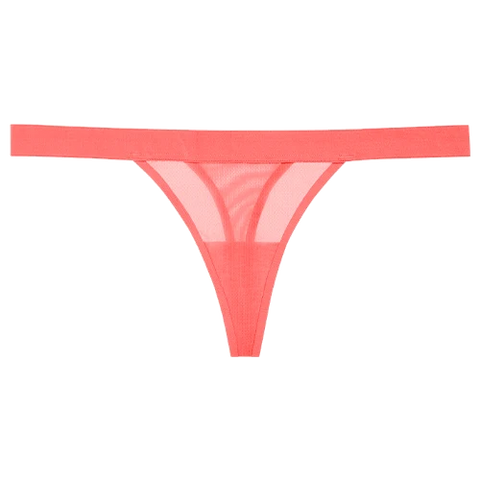 Sieve Thong in Coral