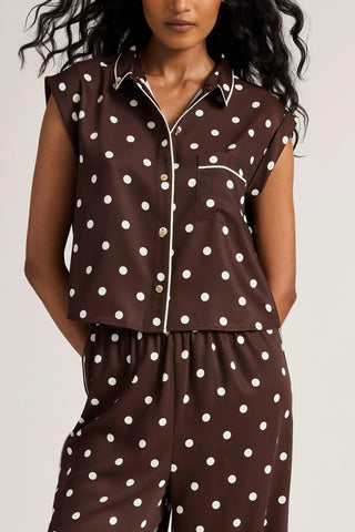 Supreme Short Sleeve Shirt in Espresso Dot