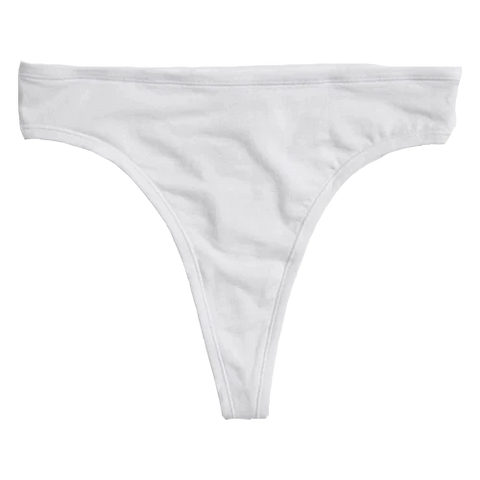 Cloud Cotton Thong in White (Pack)