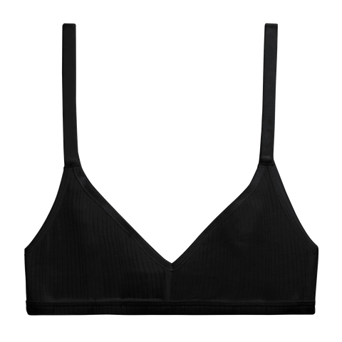 Whipped Non-Wire Bra in Black
