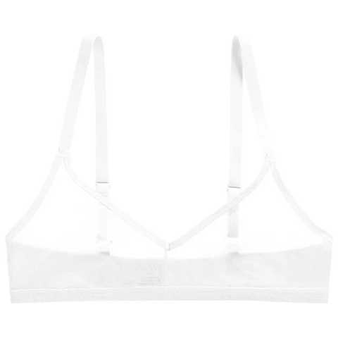 Sieve Non-Wire Bra in White