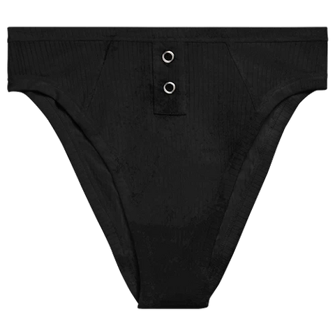 Whipped French Cut Brief in Black
